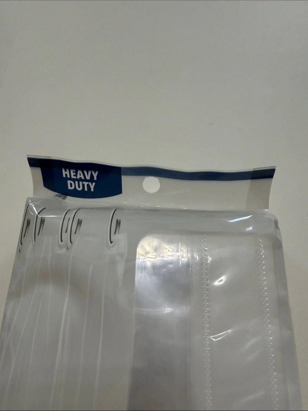 White Shower Curtain Liner - Heavy Duty Mildew Resistant